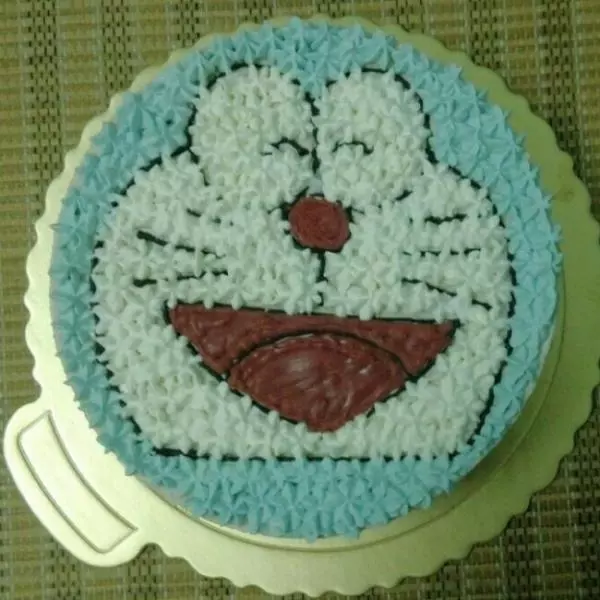 哆啦A梦奶油蛋糕