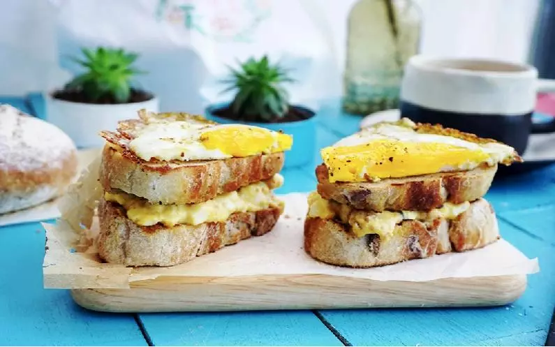 簡單美味雞蛋三明治