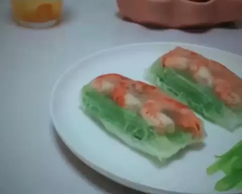 美味又美膩的蝦仁彩蔬越南春卷  健康低熱的佳選