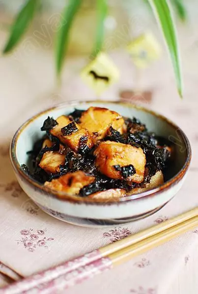 梅干菜炕三文鱼