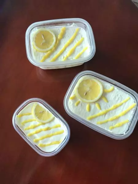 柠檬蛋糕盒子 夏日小清新
