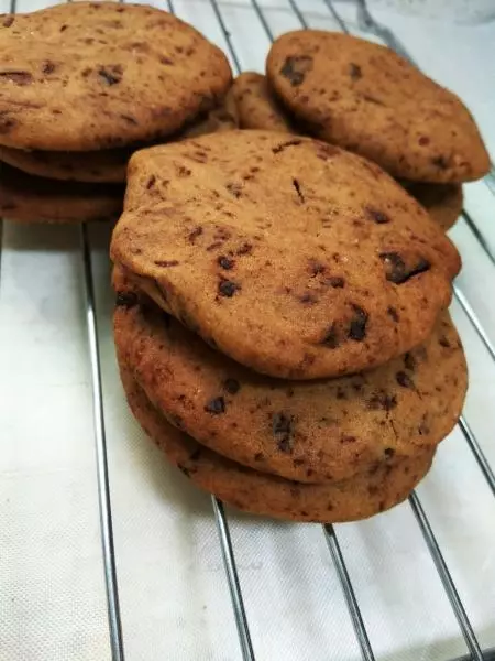 粉盐黑巧cookie