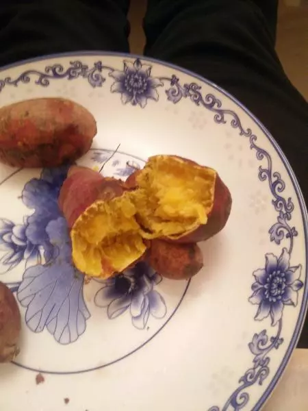 烤小红薯，不用锡纸，直接烤架就行