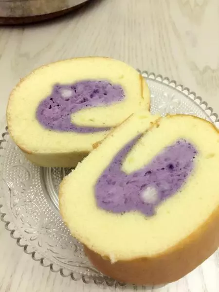 紫薯芋艿蛋糕卷