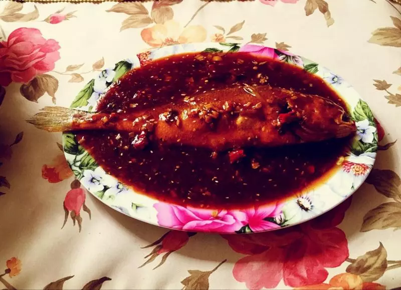 私房菜：紅燒黃花魚