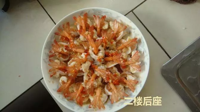 牡丹蒜蓉蝦