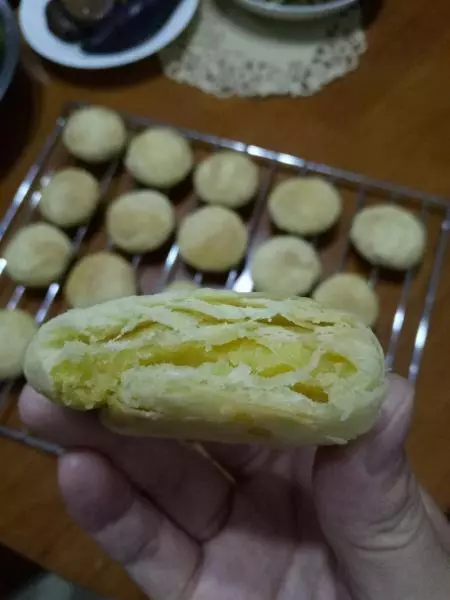 黄油版 酥皮绿豆饼