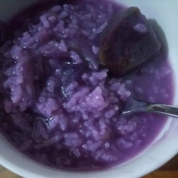 宿舍鍋紫薯粥