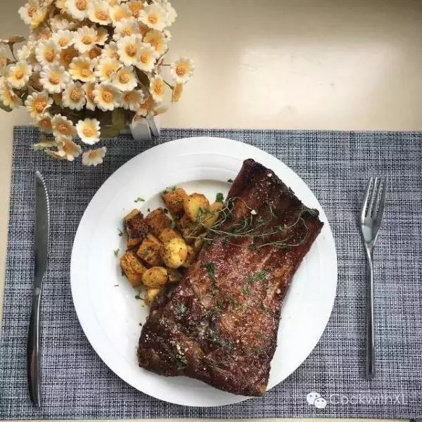 肉食者派对：美式烤肋排 Roasted pork chop
