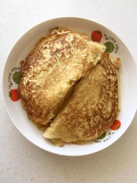 香蕉杏仁露鸡蛋饼