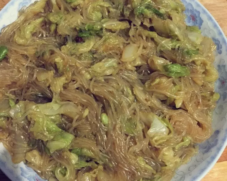 粉丝炒白菜