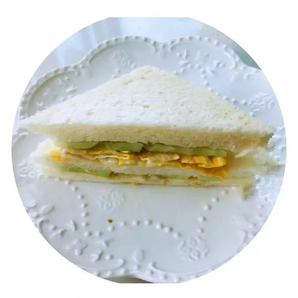 簡單版雞蛋三明治