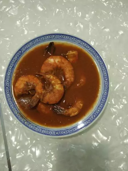 簡版帕南咖喱蝦