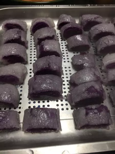 西米紫薯糕