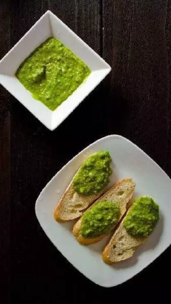 豌豆薄荷酱 Green Peas with Mint Pesto