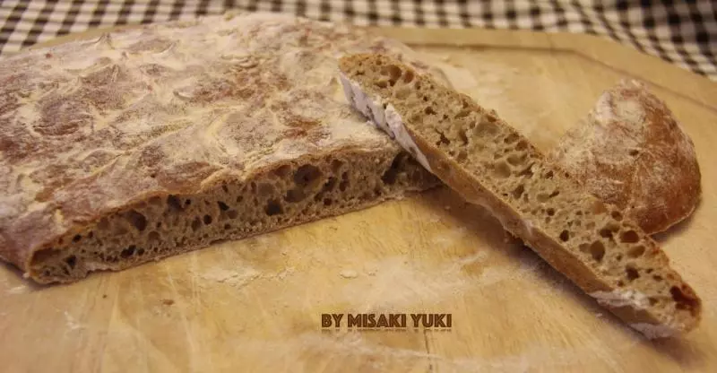 #Misaki健康系列#天然酵种全麦波尔卡面包