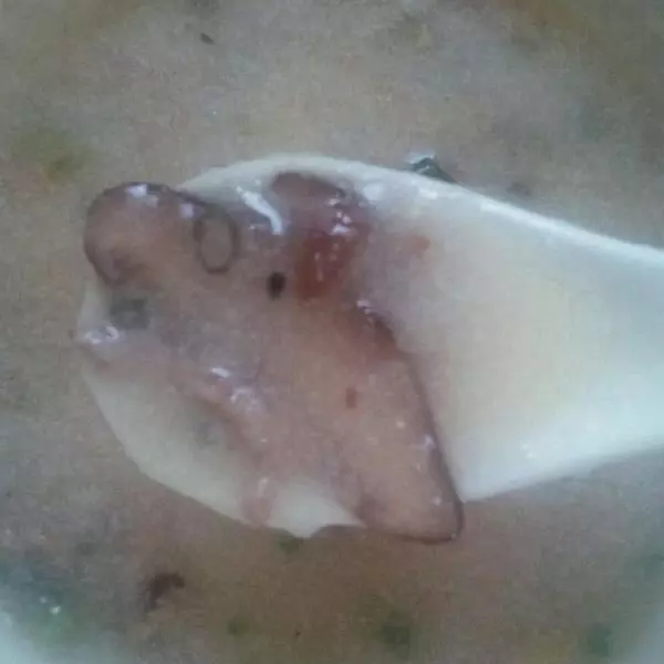 厨余利用~香菇肉丝米糁粥
