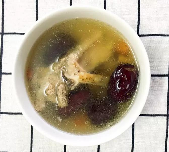 红枣黄芪蒸排骨汤