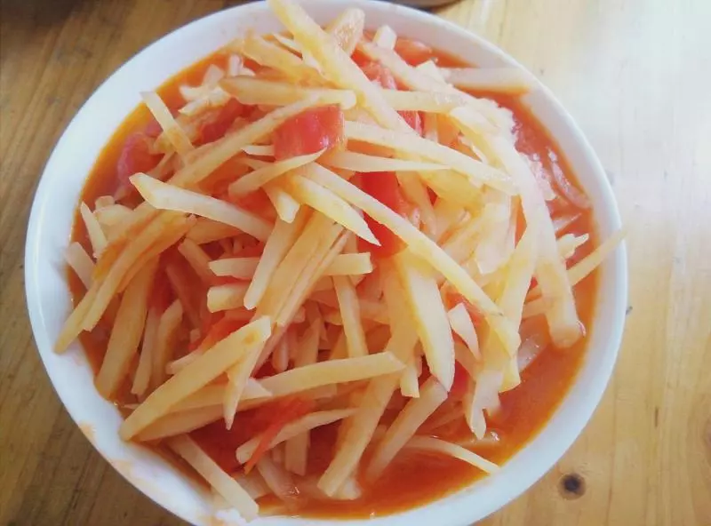 西红柿土豆丝