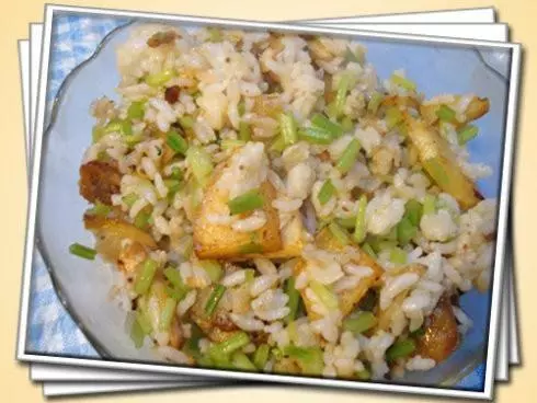 香芹土豆焖米饭