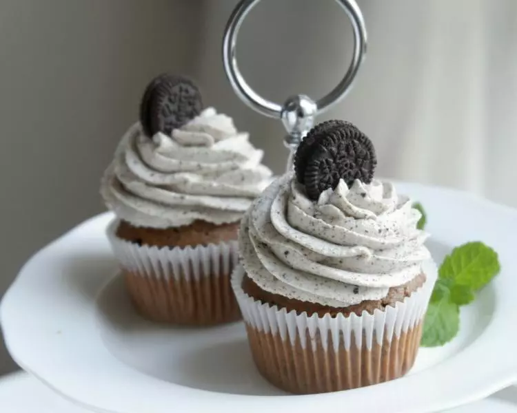 可爱奥利奥杯子蛋糕 Oreo cupcake