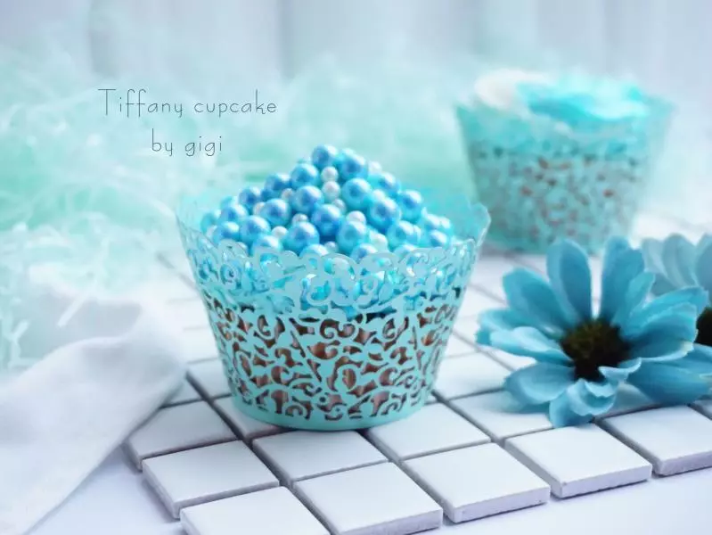 Tiffany蓝杯子蛋糕