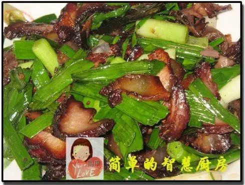 臘肉炒青蒜