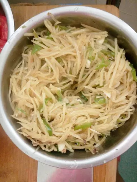 青椒土豆絲