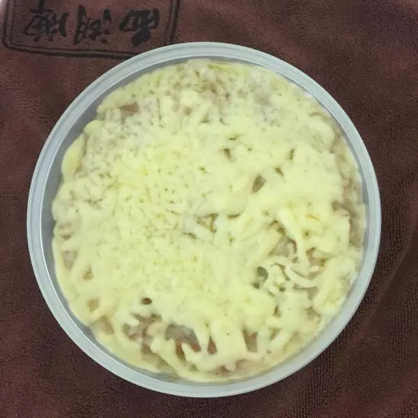 奶香芝士雞肉焗飯(微波爐版)