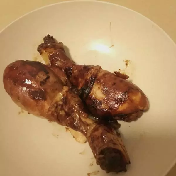 电饭煲焖鸡腿