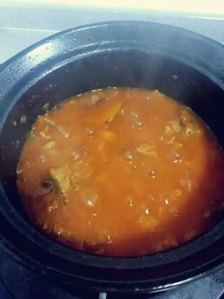 番茄牛腩堡(砂锅版）