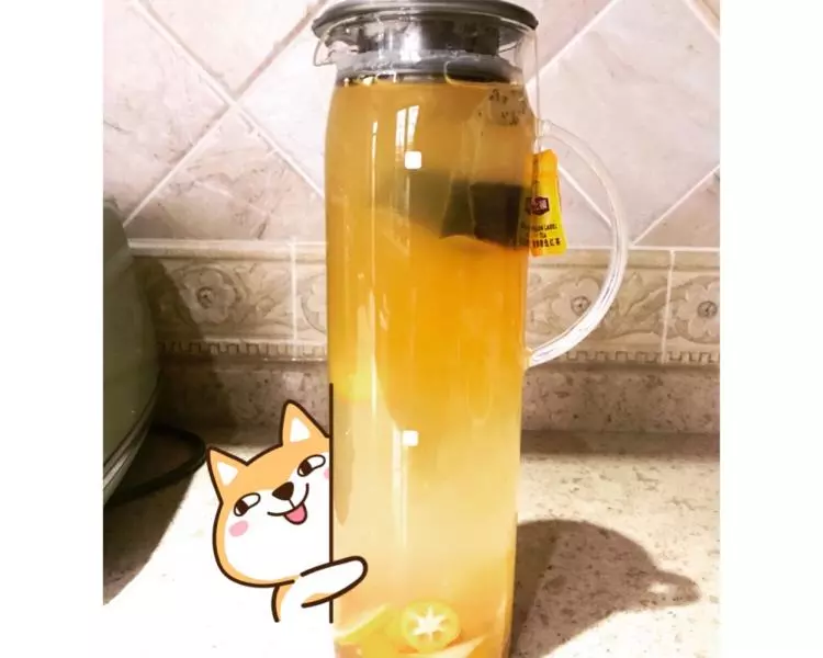 金桔柠檬冷泡茶