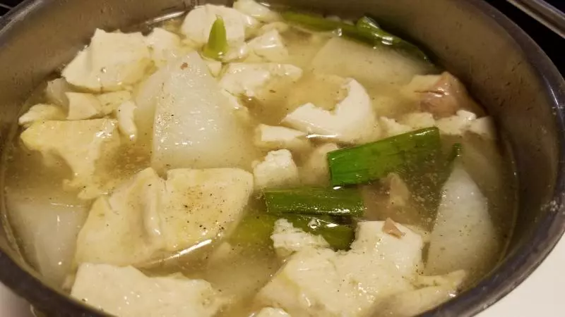萝卜豆腐鸭汤