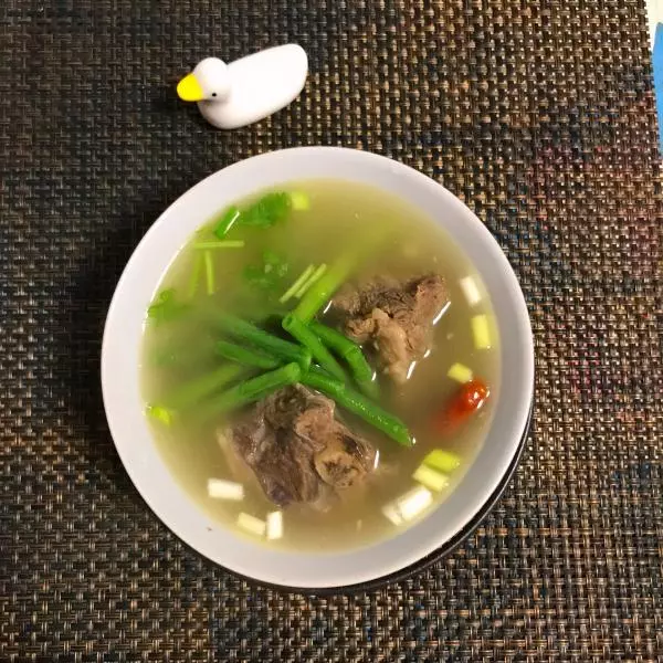 牛肋排骨豇豆角汤