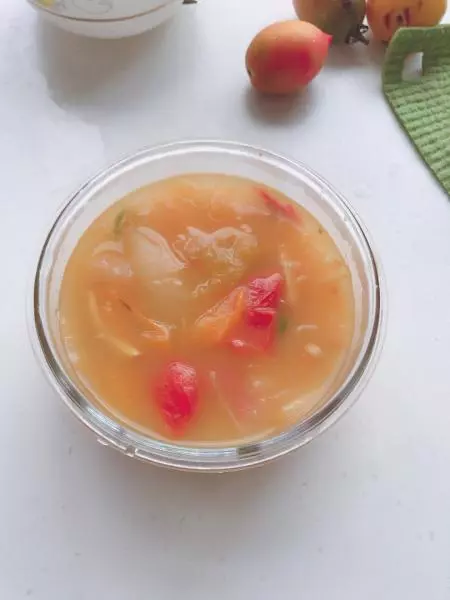 老黄瓜?干贝柿子汤