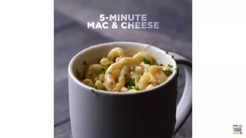 五分钟快手微波炉芝士意面Mac-cheese in 5 mins