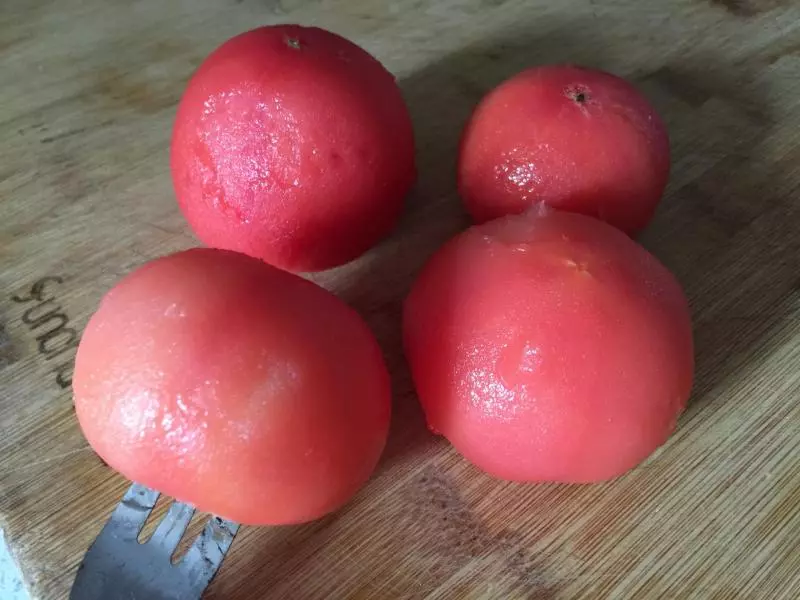 西紅柿快速脫皮