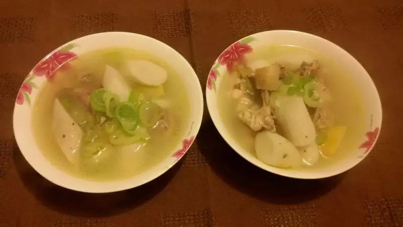 鲜淮山鸡汤