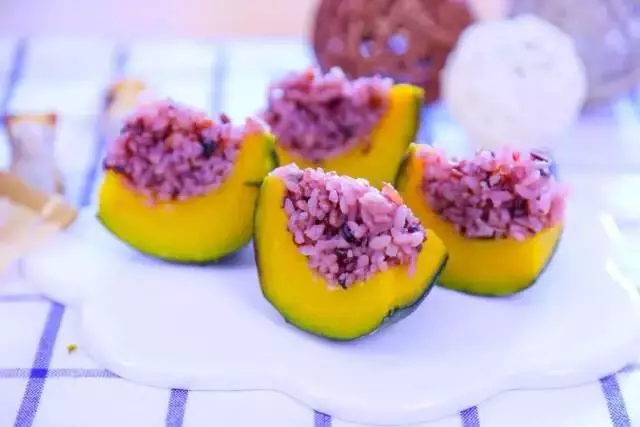 黑糯米南瓜盅 寶寶輔食食譜