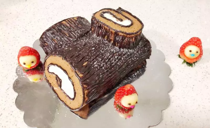 木柴蛋糕