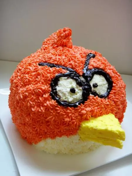 愤怒的小鸟蛋糕