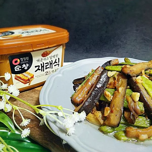 韓式醬香豆角燒茄子