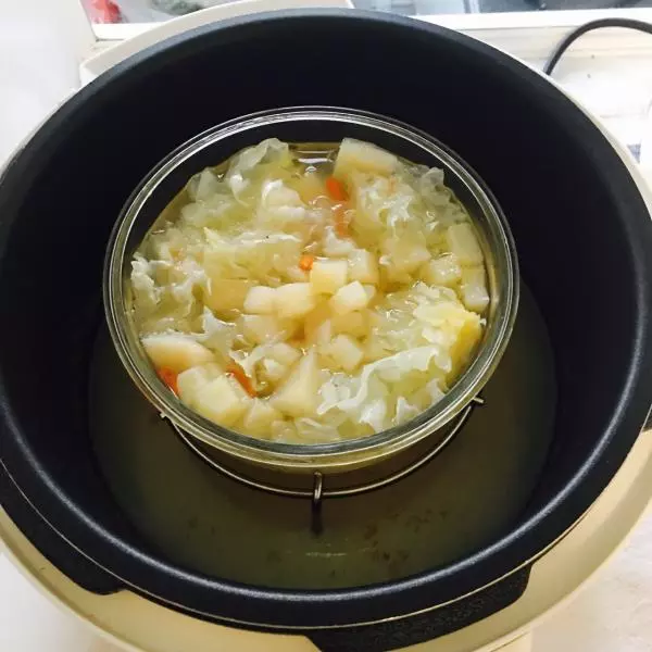 電飯鍋蒸煮二合一（粥+糖水）