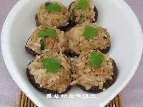 香菇鲔鱼米汉堡