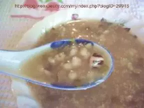 苡米苕实绿豆糯米粥