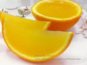 鲜橙水晶冻