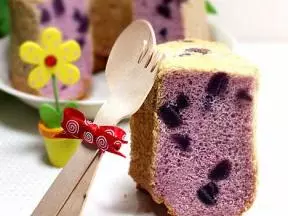 香芋紫薯戚风蛋糕