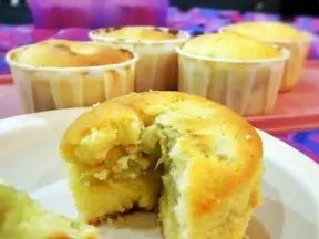 榴梿松糕 Durian Muffin