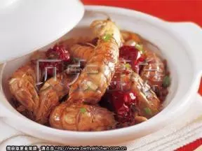 砂煲椒麻皮皮虾