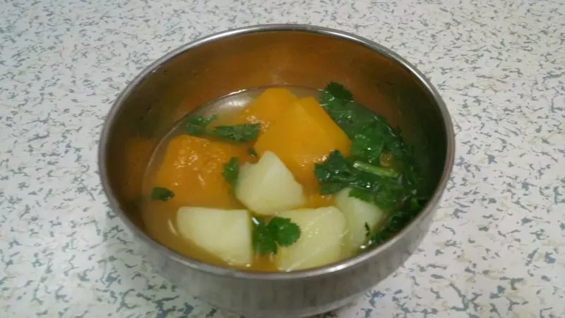 南瓜土豆浓汤